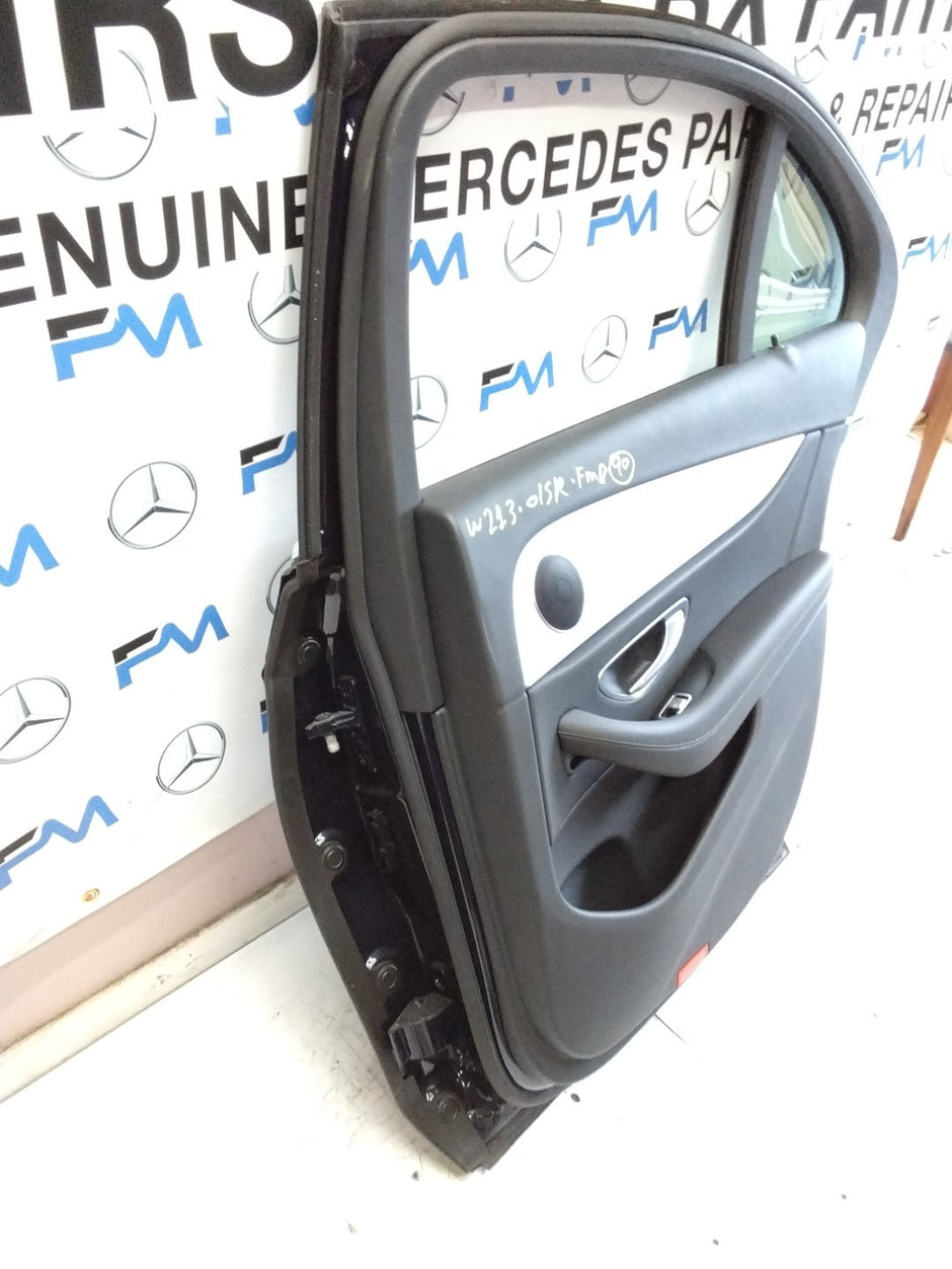 MERCEDES BENZ  E-CLASS W213 DRIVER SIDE REAR DOOR O/S/R COMPLETE BLUE FMD90