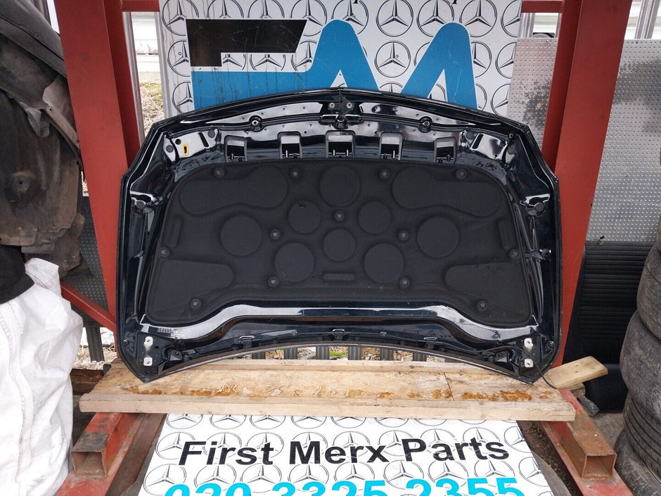 2013-2018 MERCEDES A CLASS W176 GENUINE BONNET PAINT CODE 191 BLACK *DAMAGE* 