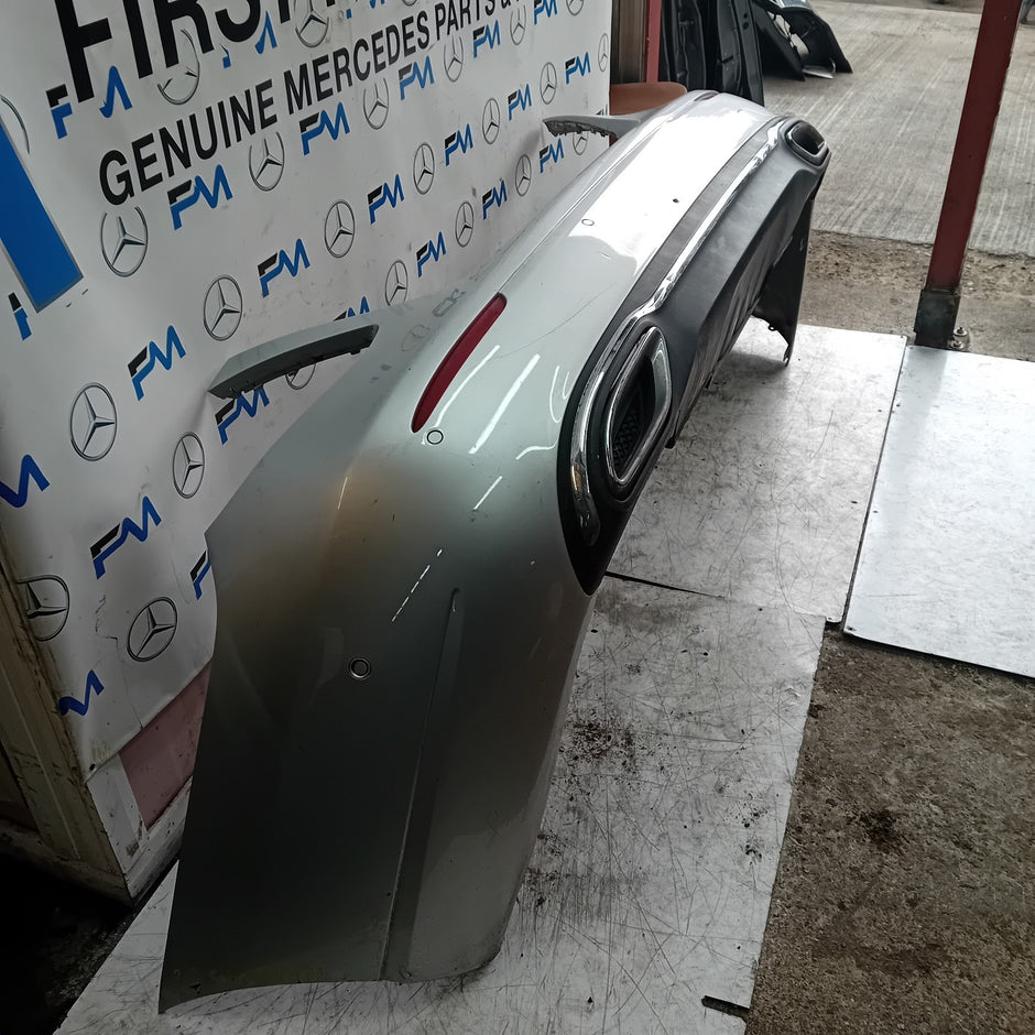 MERCEDES BENZ E-CLASS W213 SALOON REAR BUMPER SILVER 2016 A2138850025 FMX73