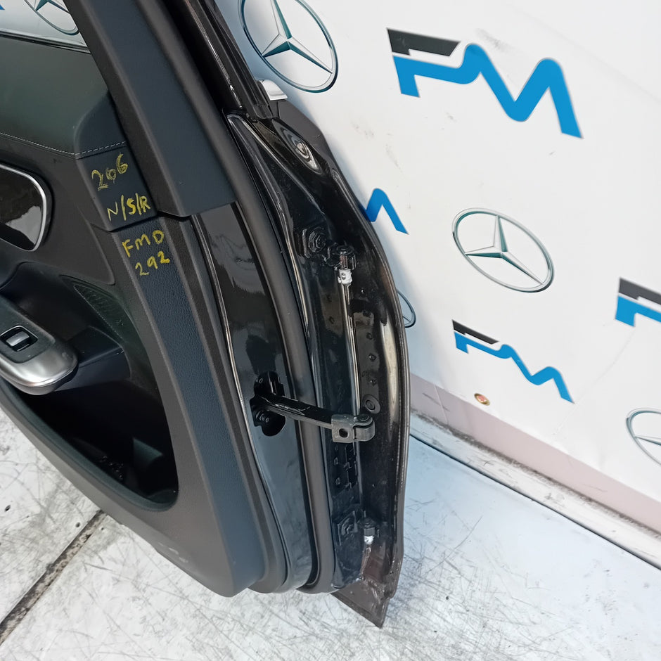 MERCEDES C-CLASS W206 EST PASSENGER REAR DOOR NSR BLACK 2017-20 COMPLETE FMD292