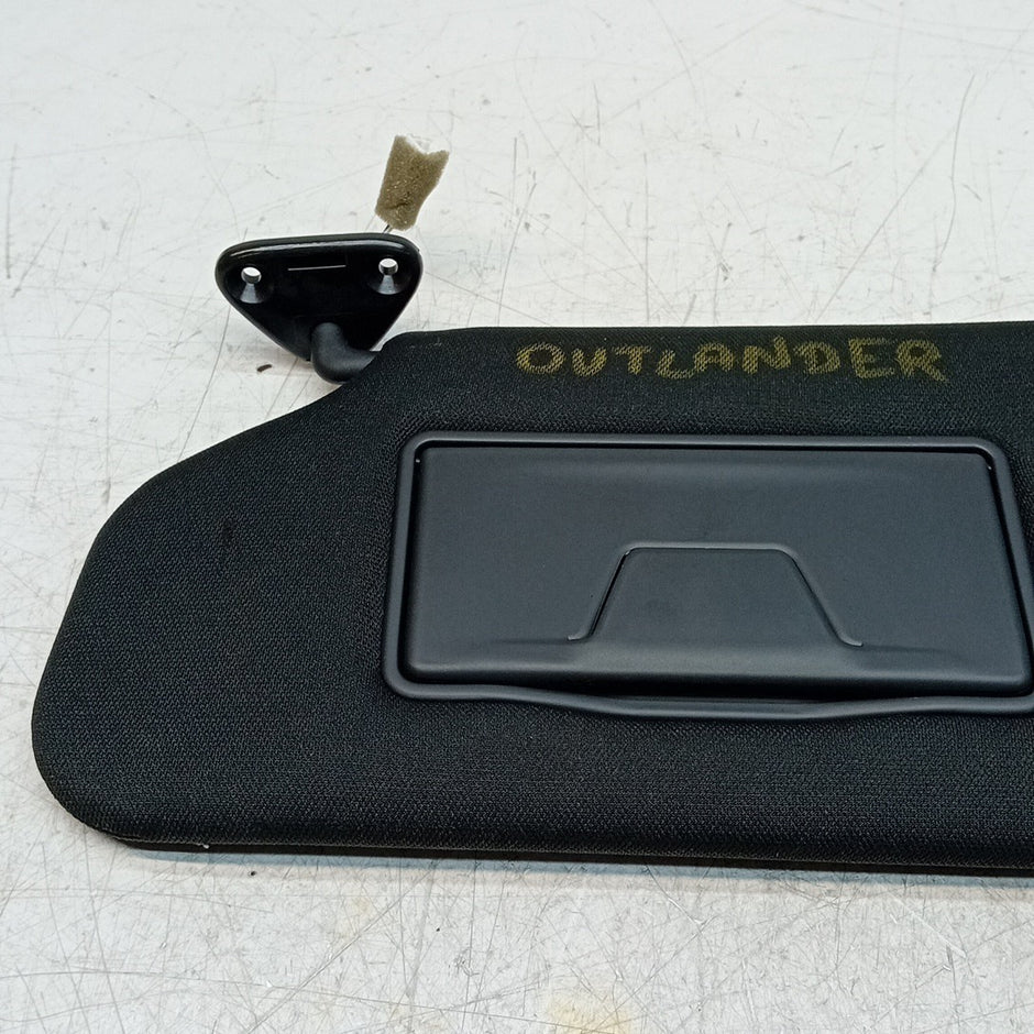 MITSUBISHI OUTLANDER MK3 SUN VISOR PASSENGER SIDE BLACK 7430B557 2014 FM001619
