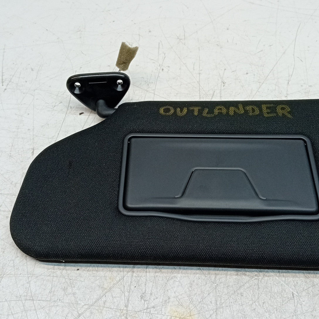 MITSUBISHI OUTLANDER MK3 SUN VISOR PASSENGER SIDE BLACK 7430B557 2014 FM001619