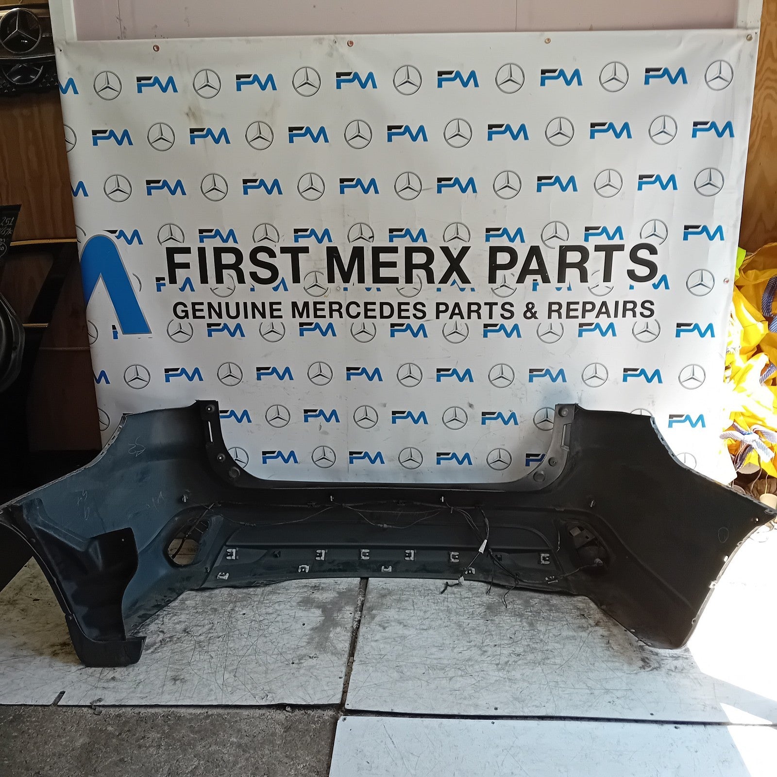 MITSUBISHI OUTLANDER MK3 REAR BUMPER GREY 2013 FMX111