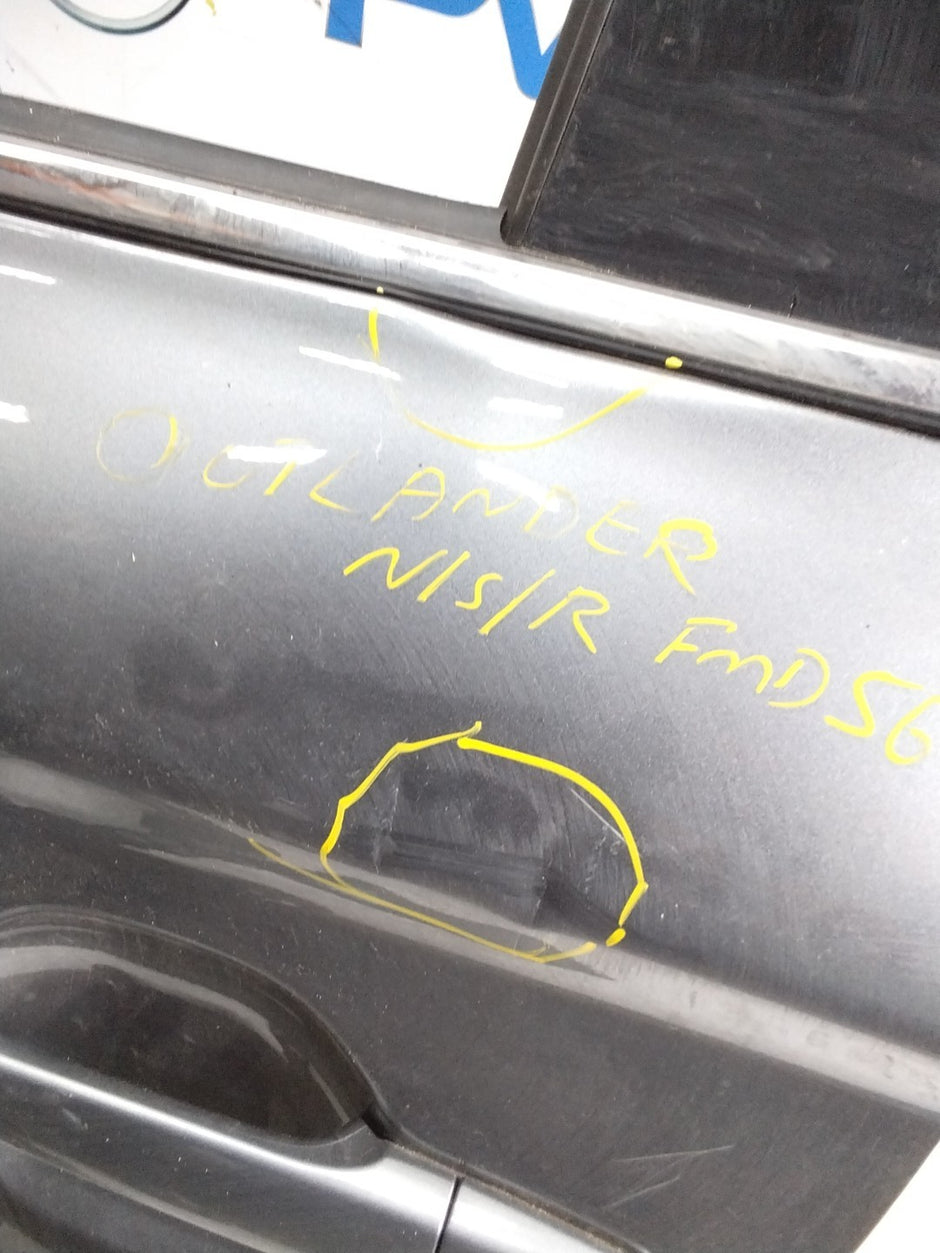MITSUBISHI OUTLANDER PASSENGER REAR DOOR NSR GREY  FMD564