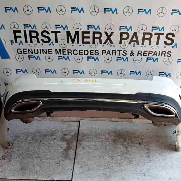 MERCEDES E-CLASS W212 ESTATE REAR BUMPER WHITE 2016 ON A2128853238 FMX88
