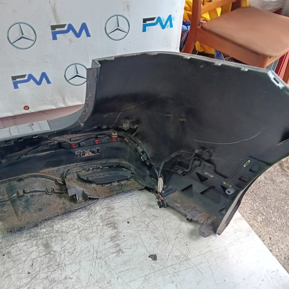 MERCEDES BENZ  GLE W166 AMG LINE REAR BUMPER GREY 2016 A1668853024 COMPLET FMX81