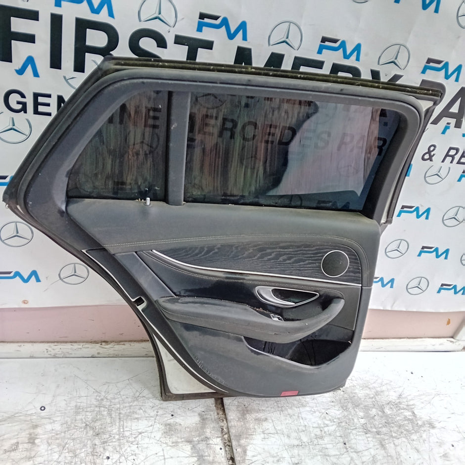 MEECEDS E-CLASS S213 EST PASSENGER REAR DOOR NSR WHITE 2016 ON COMPLETE FMD392