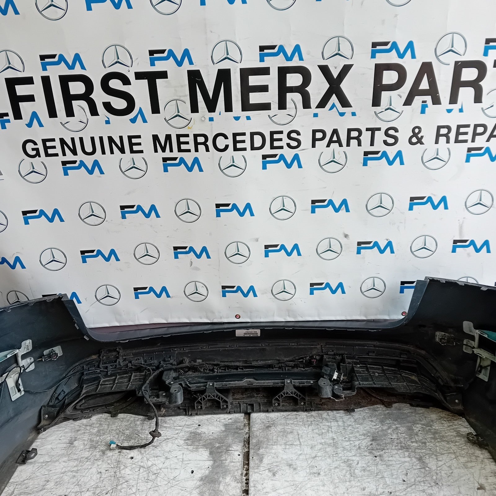MERCEDES C-CLASS S205 EST REAR BUMPER 2014 BLUE  A2058856238 COMPLETE FMX39