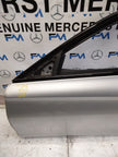 MERCEDES C-CLASS W205 PASSENGER SIDE FRONT DOOR N/S/F COMPLETE SILVER FMD105