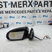 MERCEDES BENZ C-CLASS W205 PASSENGER WING MIRROR NS BLACK PL A2058104702 FMM81