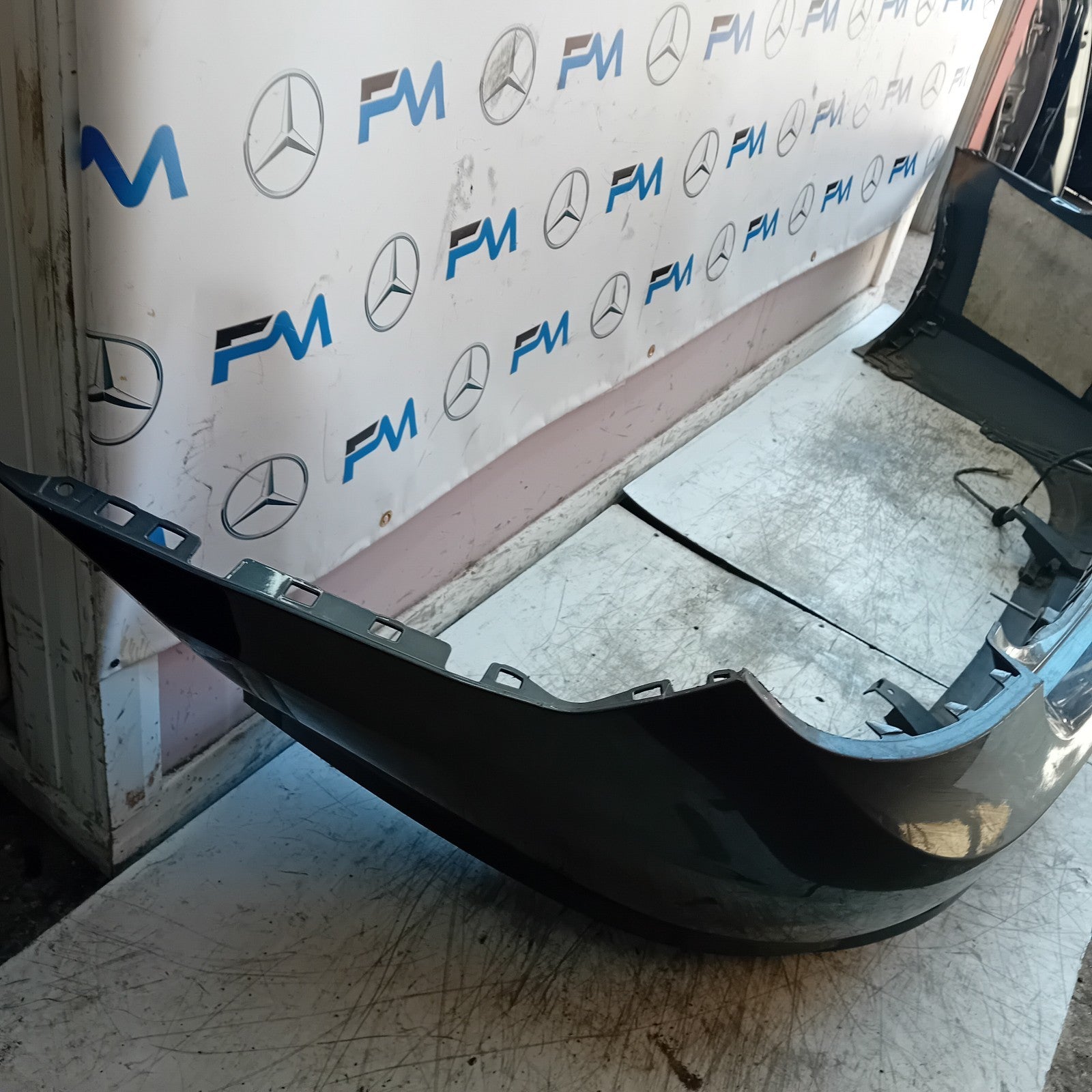 MERCEDES BENZ E-CLASS W207 COUPE REAR BUMPER GREY 2013 FMX149