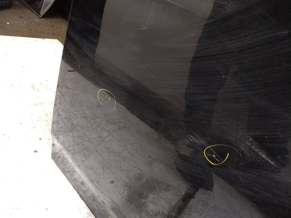 MITSUBISHI OUTLANDER DRIVER FRONT DOOR OSF BLACK  FMD583