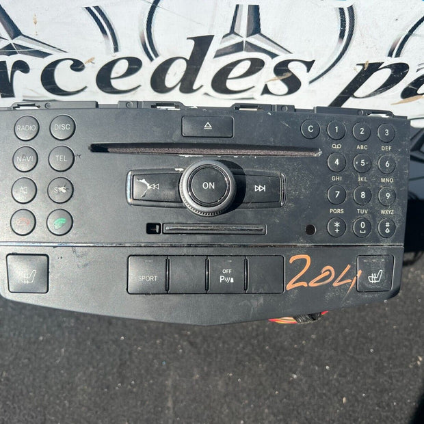Mercedes W204 Head Unit Sat Nav Comand A 2048704994 A2048707590