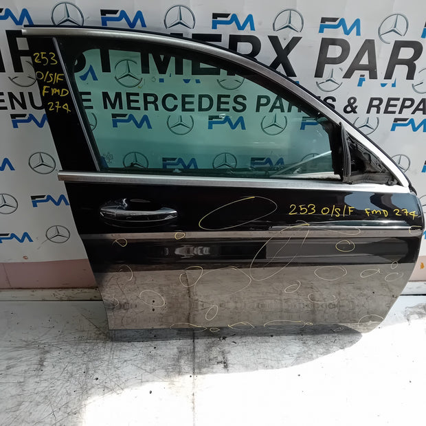 MERCEDES BENZ GLC X253 SLN DRIVER FRONT DOOR OSF 2016 ON BLACK COMPLETE FMD274