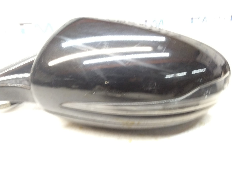 MERCEDES E-CLASS 2016 On W213 PASSENGER SIDE WING MIRROR A2138102500 BLACK FMM16