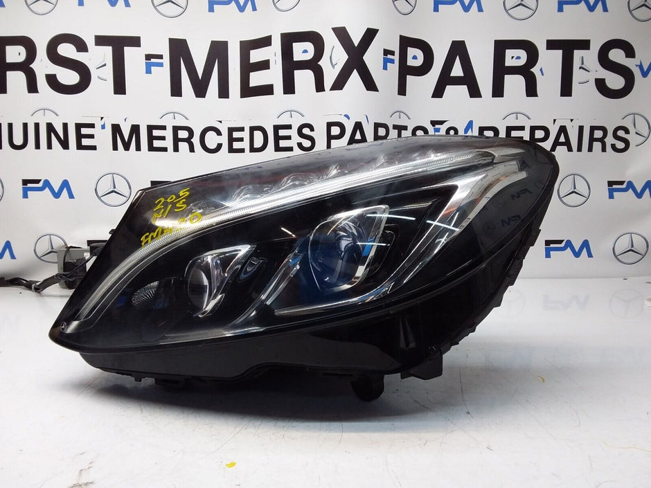 2018 MERCEDES C-CLASS W205 N/S Passenger Side Front Headlight A20539060605 FMH20
