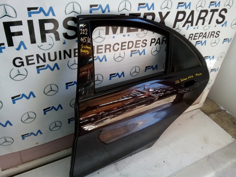 MERCEDES S CLASS W222 SALOON PASSENGER REAR DOOR (NEAR SIDE REAR) BLACK FMD23
