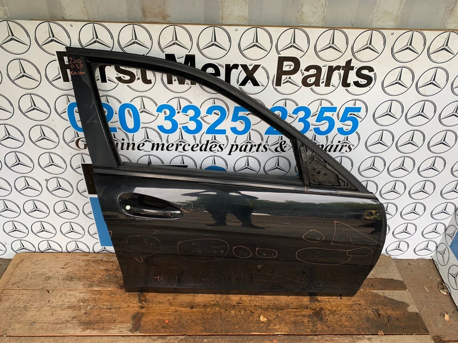 MERCEDES BENZ C CLASS W204 2008-2014 OFF SIDE FRONT RIGHT DOOR SALOON