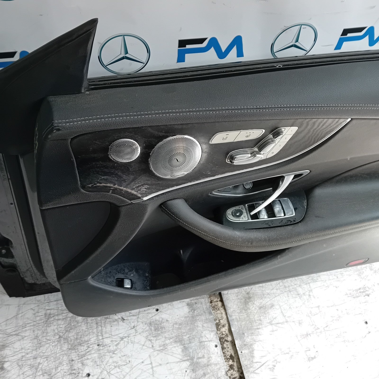 MERCEDES E-CLASS C238 CP DRIVER FRONT DOOR OSF 2016 ON GREY COMPLETE FMD405