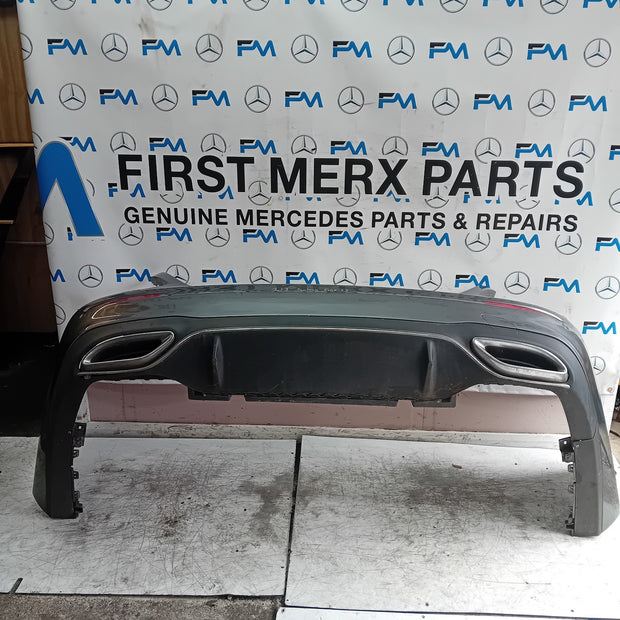 MERCEDES BENZ E-CLASS W213 SALOON REAR BUMPER GREY 2016 ON A2138850001 FMX77