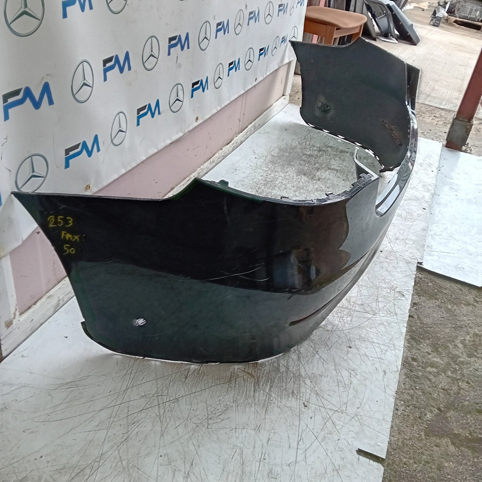 MERCEDES BENZ GLC W253 REAR BUMPER 2015 BLACK A2539852525 FMX50