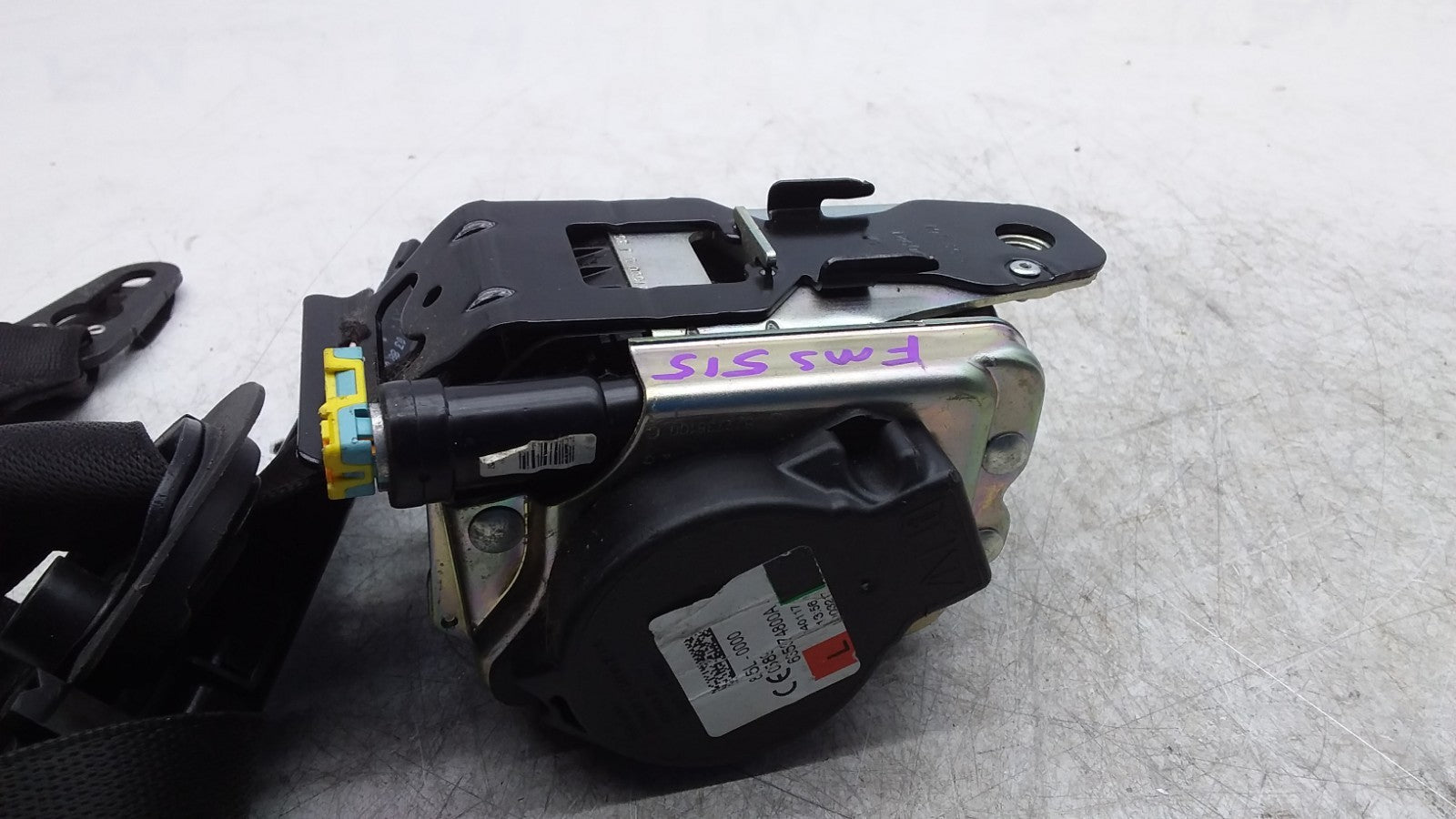  MERCEDES C-CLS W205 SEAT BELT FRONT LEFT PASSENGER SIDE NSF A2058600185 FMS515