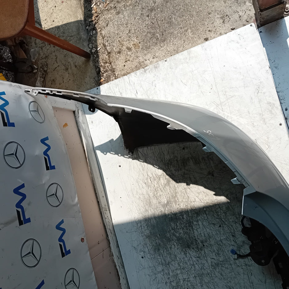 MERCEDES BENZ C-CLASS W205 SLN REAR BUMPER 2015 WHITE FMX55