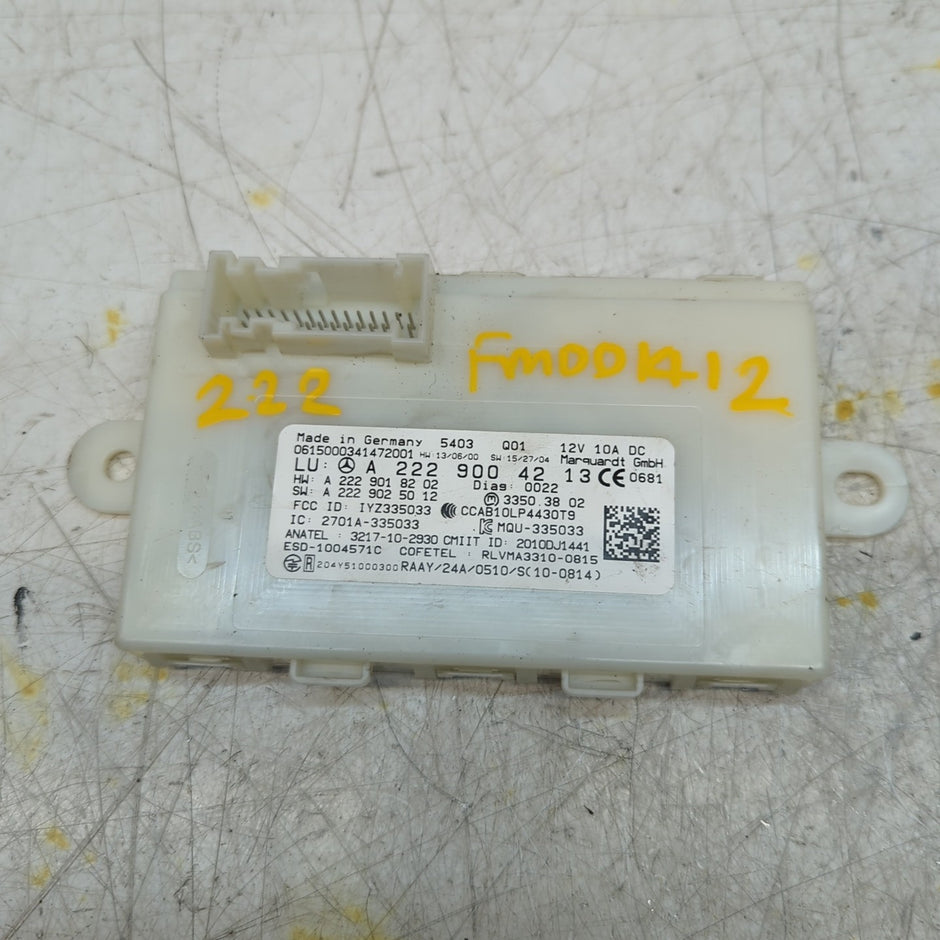 MERCEDES BENZ S-CLASS KEYLESS GO CONTROL UNIT W222 A2229004213 FM001412