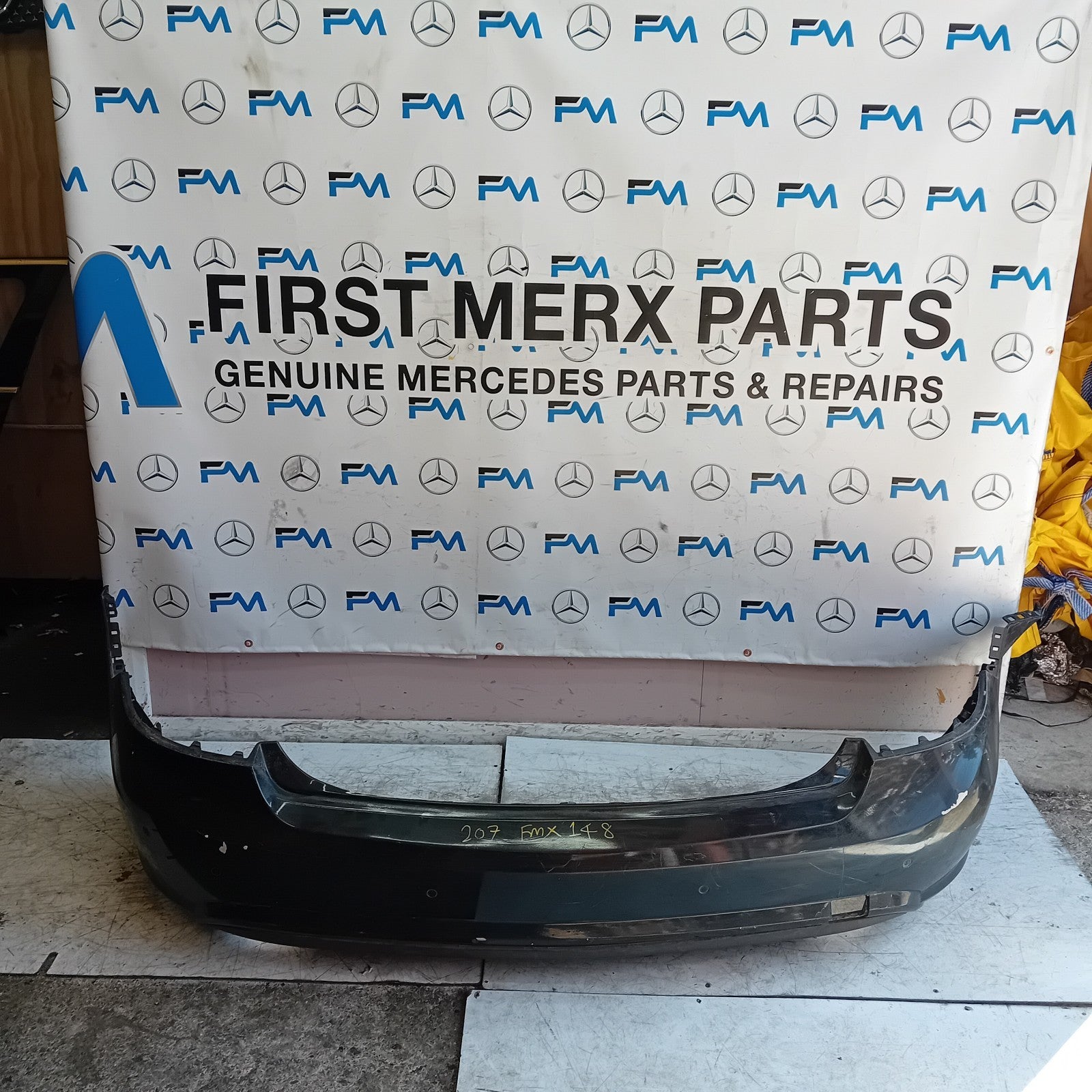 MERCEDES BENZ E-CLASS W207BCOUPE REAR BUMPER BLACK 2013  FMX148