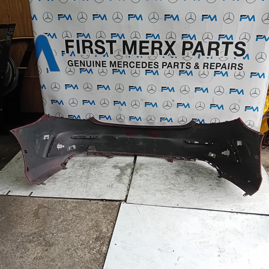 MERCEDES BENZ C-CLASS C205 CP REAR BUMPER 2014 RED FMX46