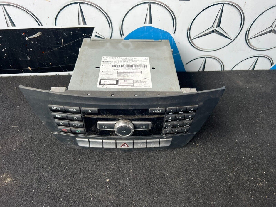 Mercedes C Class Head Unit 2013 W204 C220 CDi DIESEL AUTO HEAD UNIT A2049001813