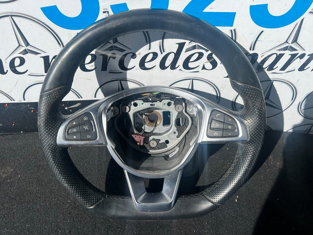 2015 MERCEDES C CLASS STEERING WHEEL NON AUTOMATIC A0004603703 GENUINE