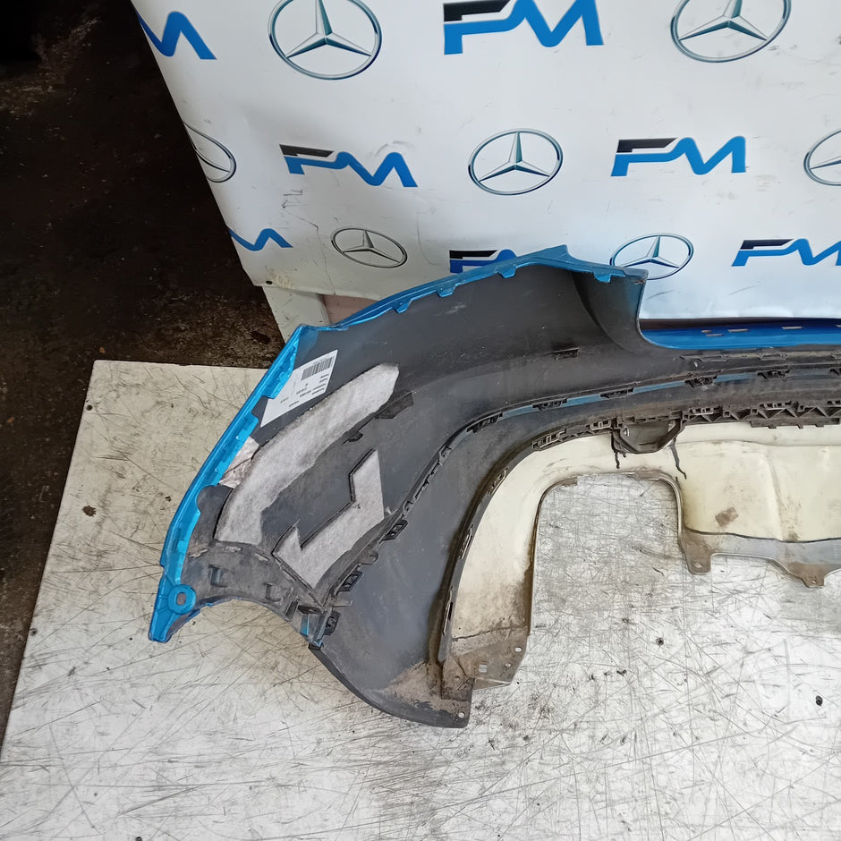 MERCEDES BENZ GLA X156 REAR BUMPER BLUE 2014-19 A1568852425 FMX119