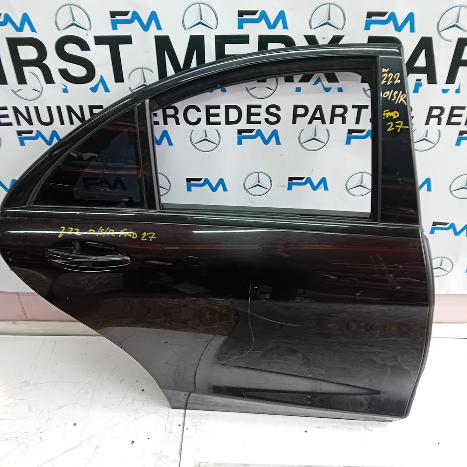 MERCEDES BENZ S-CLASS W222 DRIVER REAR DOOR (OFF SIDE REAR) BROWN 2013-20 FMD27