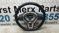 GENUINE MERCEDES BENZ W204 MULTIFUNCTION STEERING WHEEL A2184600518 BLACK