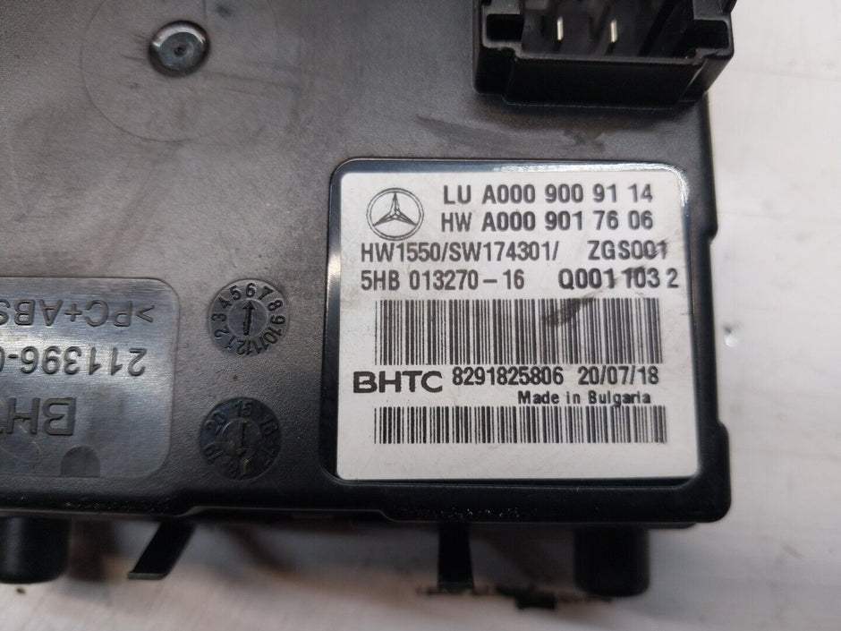 MERCEDES C GLC W205 W253 AIR CONDITIONING CONTROL MODULE A2059009230 FM00265