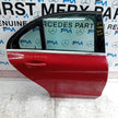 MERCEDES BENZ C-CLASS W205 SALOON DRIVER REAR DOOR OSR RED 2014 ON  FMD239