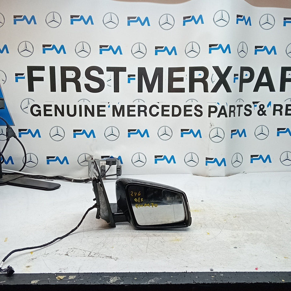 MERCEDES B-CLASS W246 DRIVER WING MIRROR OSF BLACK A2468100301 FMM70