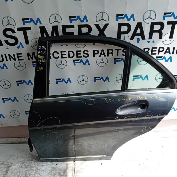 MEECEDES C-C-CLAS W204 SLN DRIVER REAR DOOR OSR 2008-14 GREY FMD284