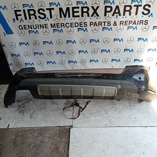 MERCEDES BENZ M-CLASS W164 REAR BUMPER A1648850066 2011 BLACK FMX170