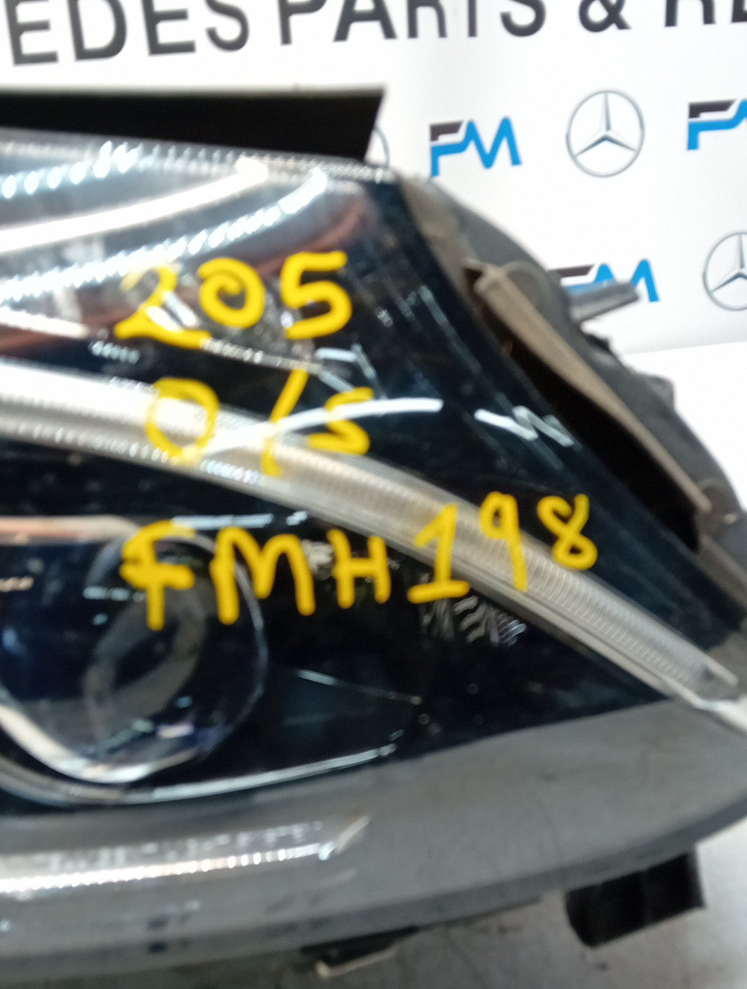 MERCEDES C-CLASS W205 HEADLIGHT DRIVER OS LEFT A2059068202 INTELLIGENT FMH198