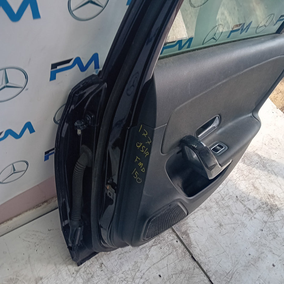 MERCEDES BENZ A-CLASS W177 DRIVER SIDE REAR DOOR O/S/R BLACK  COMPLETE FMD150