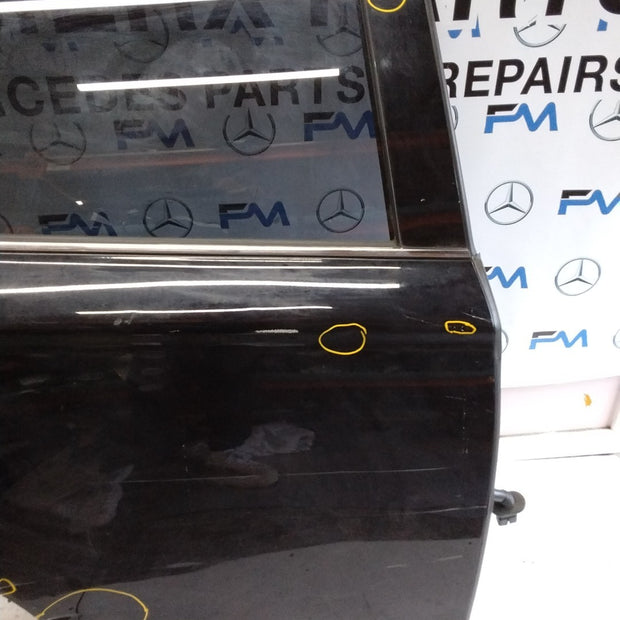 MITSUBISHI OUTLANDER DRIVER SIDE REAR DOOR O/S/R COMPLETE BLACK FMD89