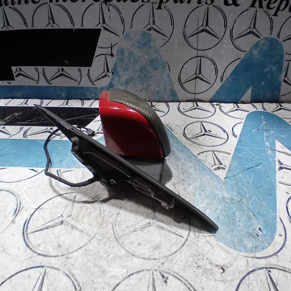 2013-2018 MERCEDES BENZ A CLASS W176 WING MIRROR PASSENGER LEFT NSF  Red & BLACK