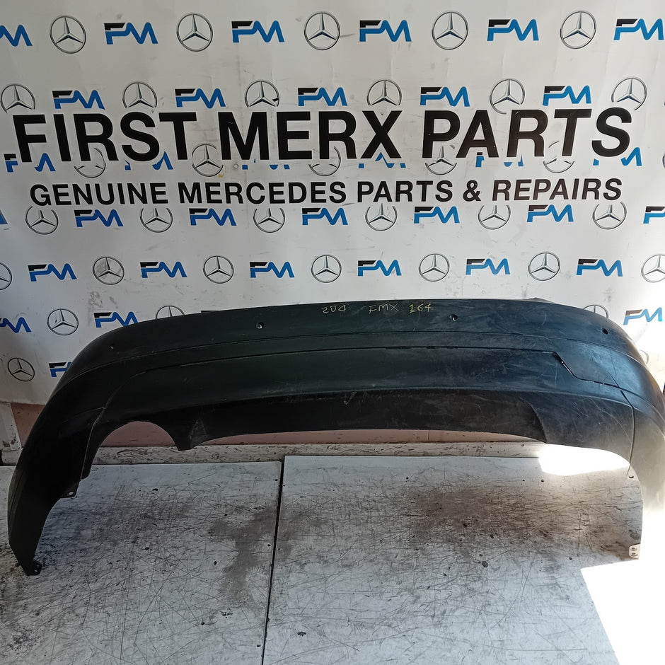 MERCEDES BENZ C-CLASS W204  REAR BUMPER A2048850438 2016 GREY  FMX164