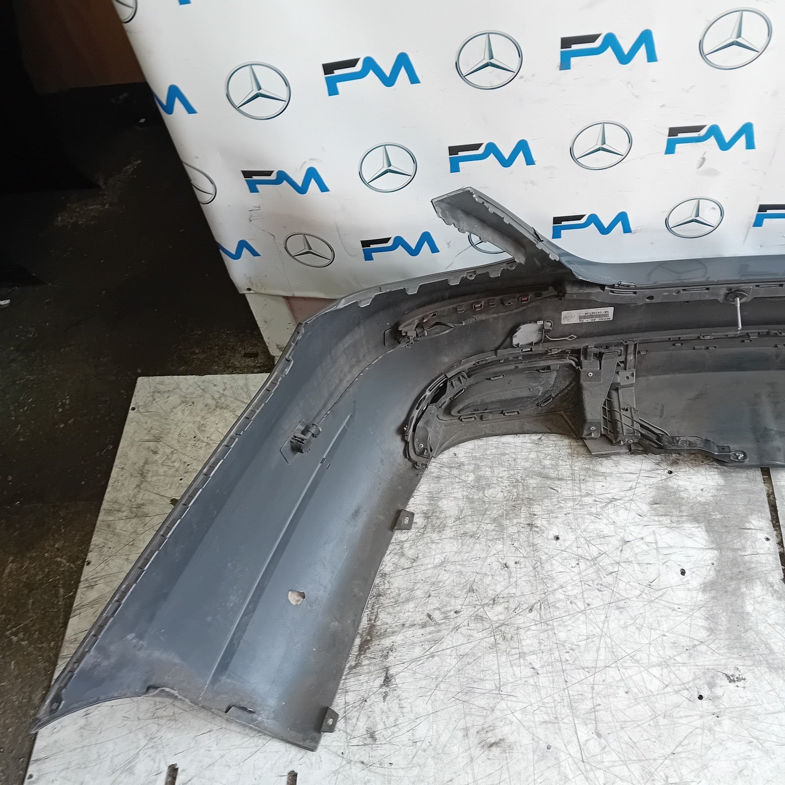MERCEDES E-CLASS W213 S SALOON REAR BUMPER 2016 A2138850025 GREY COMPLETE FMX104