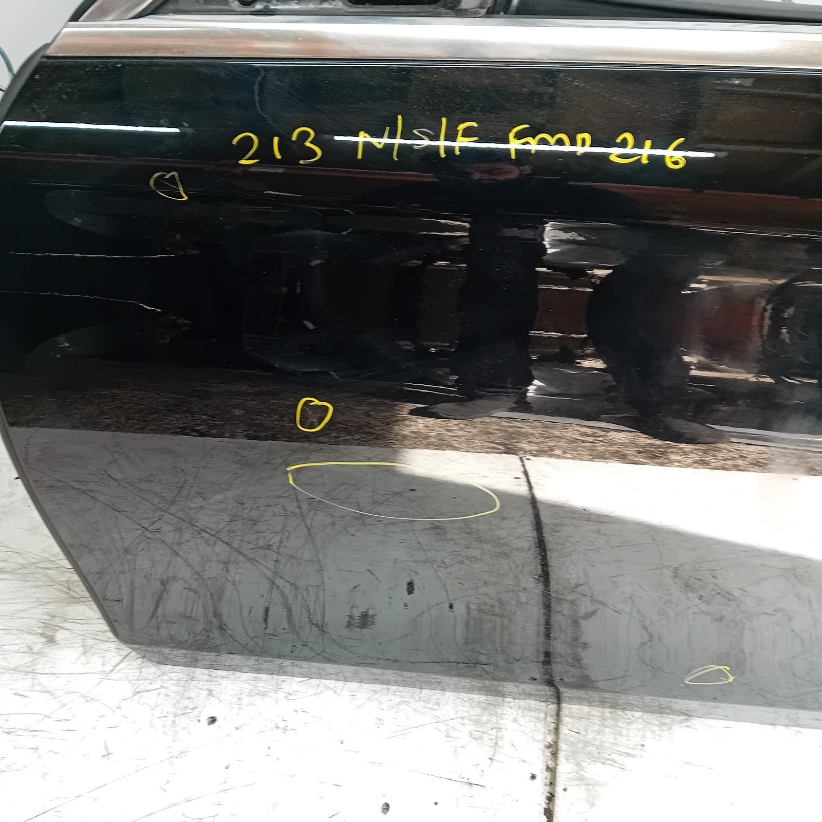 MERCEDES E-CLASS W213 SLN PASSENGER FRONT DOOR NSF BLACK 2016 ON COMPLETE FMD216