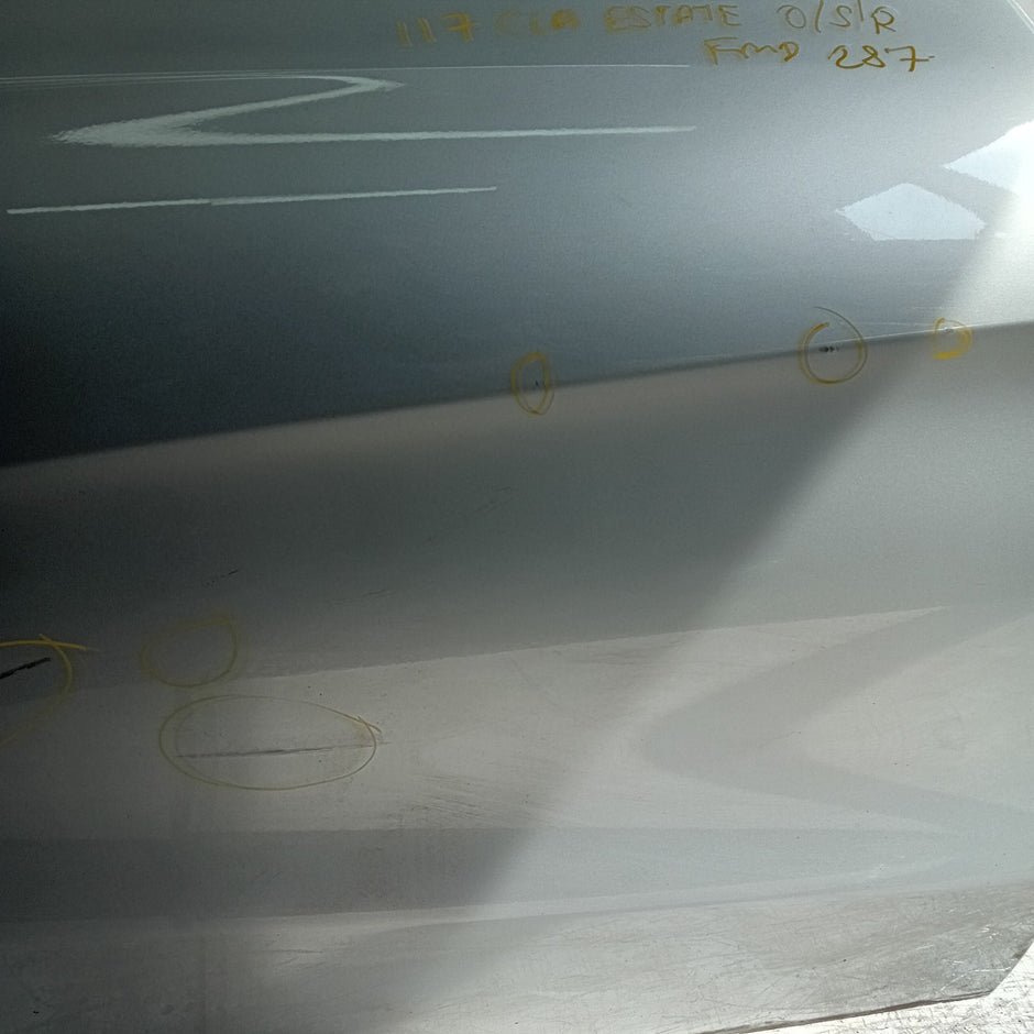 MEECEDES CLA W117 ESTATE PASSENGER REAR DOOR NSR 2013-19 SILVER COMPLETE FMD287