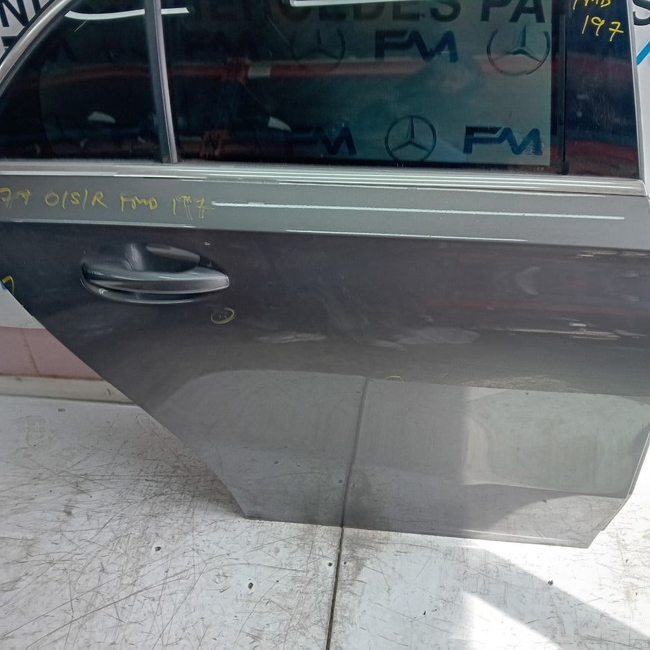 MERCEDES BENZ A-CLASS W177 DRIVER REAR DOOR OSR GREY 2018 ON COMPLETE FMD197