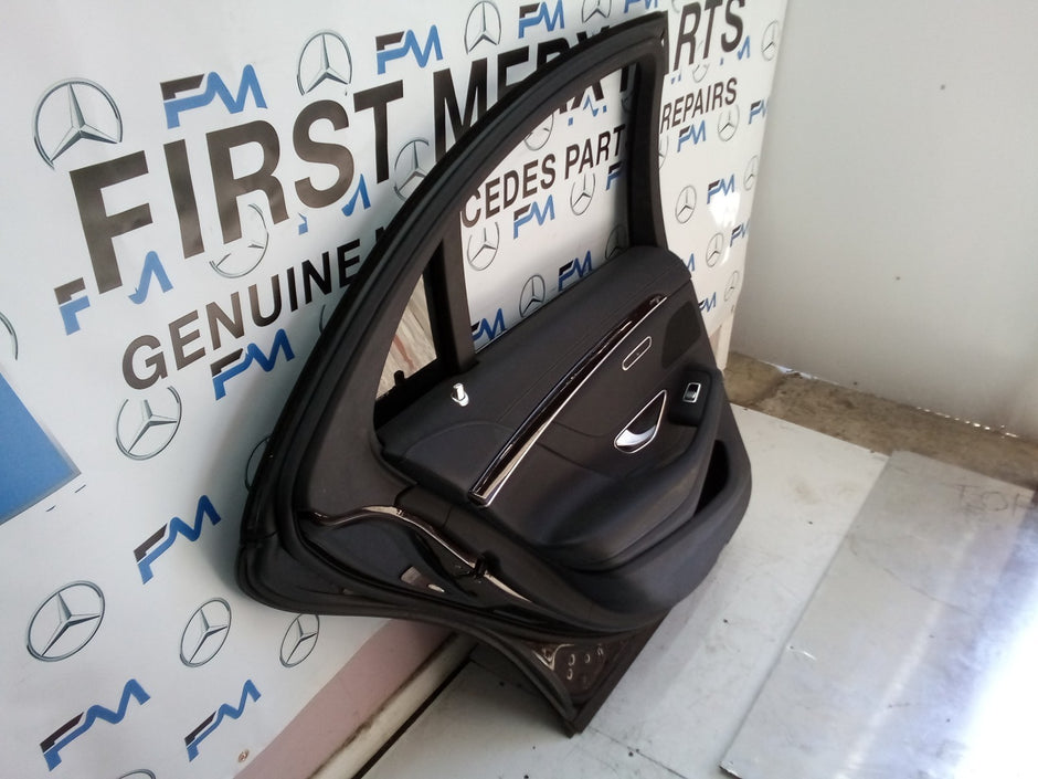 MERCEDES S CLASS W222 SALOON PASSENGER REAR DOOR (NEAR SIDE REAR) BLACK FMD23